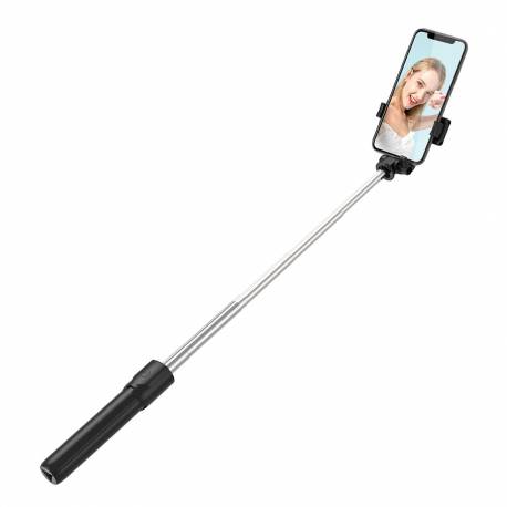 Selfie Stick Wry1S Teleskopowy Tripod 0.7M Na Telefon - Czarny