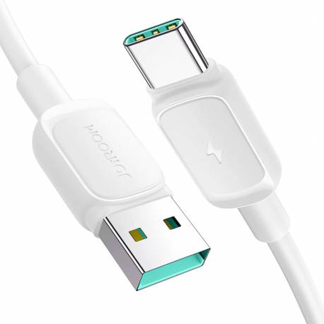 Kabel Joyroom Multi-Color Series A14 Usb-A / Usb-C 3A 1.2 M - Biały