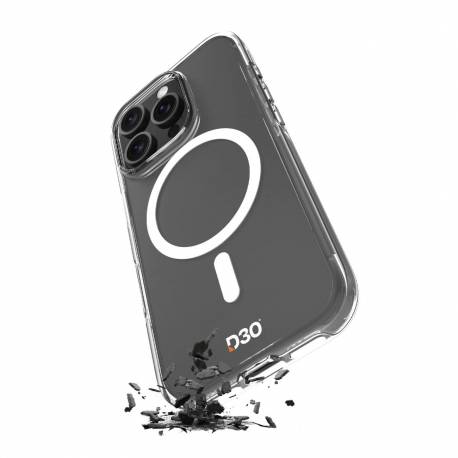 Etui Silikonowe Puro Impact Clear D3O Magsafe Do Iphone 16 Pro Max - Przezroczyste