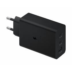 Samsung Oryginalna Ładowarka Sieciowa Usb A + 2 X Typ C Pd 3A 65W Ep-T6530Nbegeu Czarna Blister