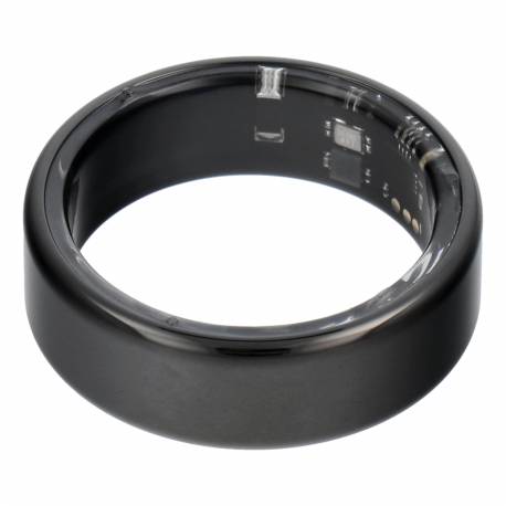 Smart Ring R11M- Inteligentny Pierścień Ze Stali Ze Stacją Ładującą Rozmiar 8 (18,1Mm) Czarny