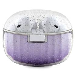 Guess Słuchawki Bezprzewodowe Bluetooth Tws + Stacja Dokująca Gutwshdgkeeu (Glitter Gradient) Fioletowe