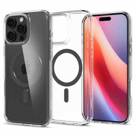 Spigen Futerał Ultra Hybrid Mag Kompatybilny Z Magsafe Do Iphone 16 Pro Graphite