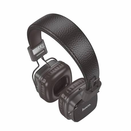 Hoco Słuchawki Bezprzewodowe Bluetooth Nagłowne W56 Brązowe