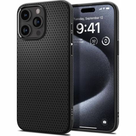 Spigen Futerał Liquid Air Do Iphone 16 Pro Matte Black