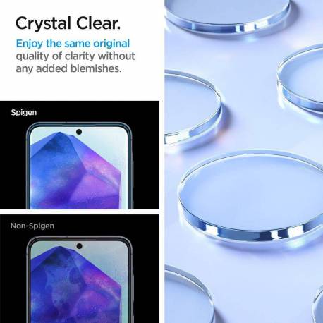 Spigen Szkło Hartowane Alm Glas.tr 2-Pack Do Samsung A55 5G Clear
