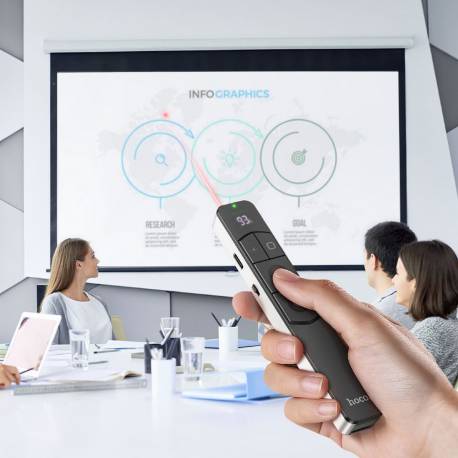 Hoco Wskaźnik Laserowy Bezprzewodowy Bluetooth Gm202 Srebrny