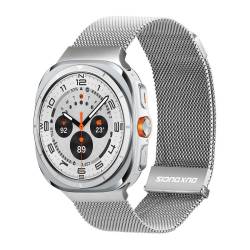 Dux Ducis Pasek Milanese Magnetyczny Ze Stali Nierdzewnej 47 Mm Srebrny