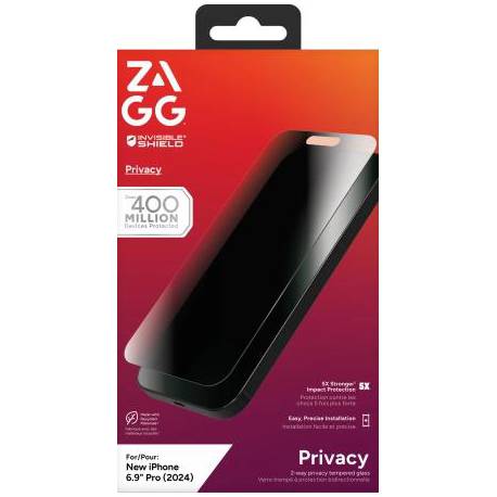 Szkło Prywatyzujące Zagg Invisibleshield Glass Elite Privacy Do Iphone 16 Pro Max