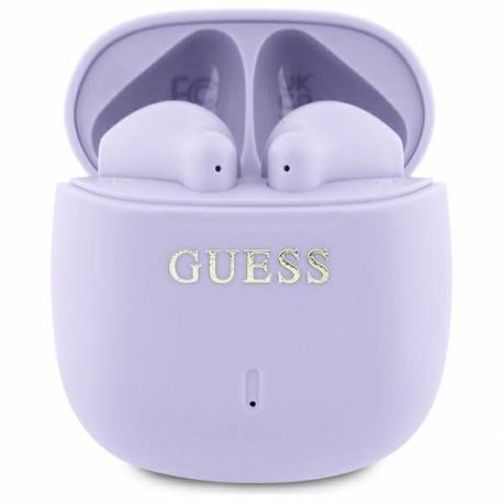Guess Słuchawki Bezprzewodowe Bluetooth Tws Gutwsj14Esgu (Printed Classic Logo) Fioletowe