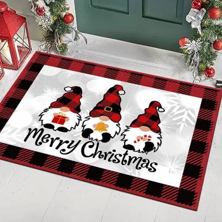 Dywanik Wycieraczka Świąteczna Krasnale Merry Christmas 60X90Cm Dyw09