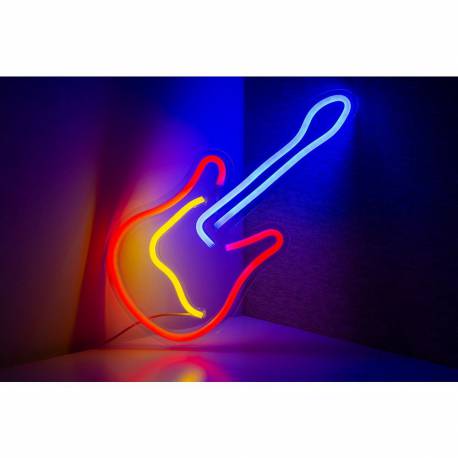 Neon Led Na Usb - Gitara Model