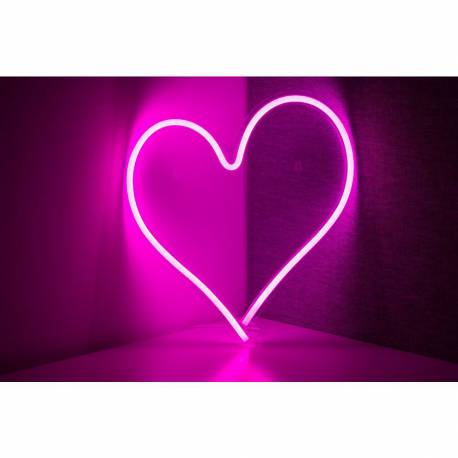 Neon Led Na Usb - Serce Model