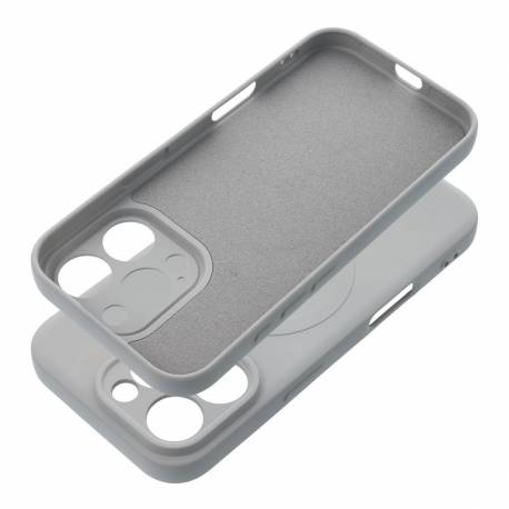 Futerał Silicone Mag Cover Kompatybilny Z Magsafe Do Iphone 16 Pro Tytanowy