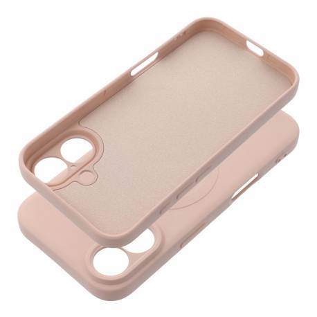 Futerał Silicone Mag Cover Kompatybilny Z Magsafe Do Iphone 16 Różowy