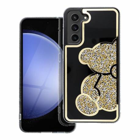 Futerał Teddy Bear Do Samsung S23 Ultra Złoty