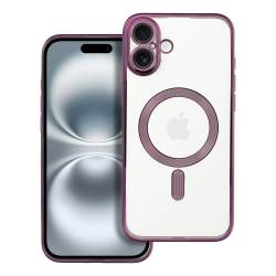 Futerał Electro Mag Cover Kompatybilny Z Magsafe Do Iphone 16 Plus Fioletowy