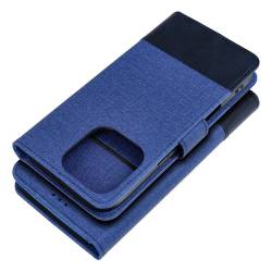 Kabura Gomma Book Do Samsung A15 4G / A15 5G Niebieski