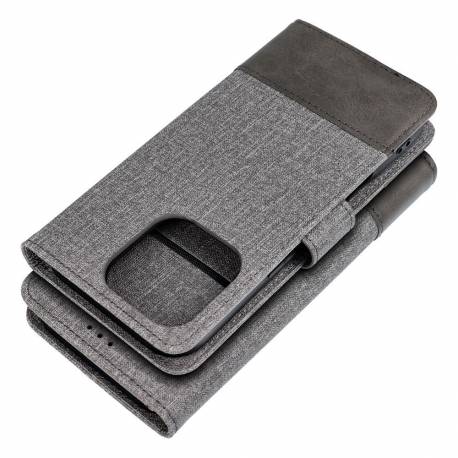 Kabura Gomma Book Do Samsung A13 5G / A04S Szary