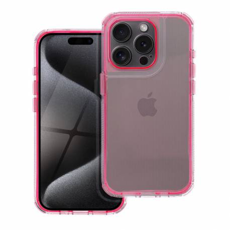 Futerał Matrix Clear Do Iphone 16 Pro Max Pudrowy Róż