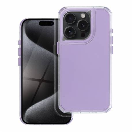 Futerał Matrix Do Iphone 15 Pro Jasnofioletowy