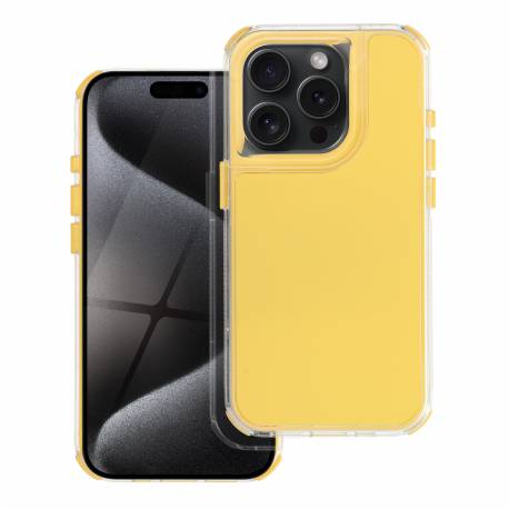 Futerał Matrix Do Iphone 15 Pro Max Żółty