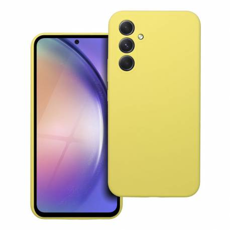 Futerał Silicone 2Mm Do Samsung A54 5G Żółty