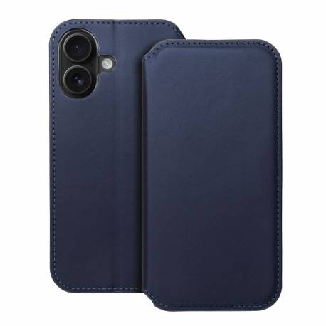 Kabura Dual Pocket Book Do Iphone 16 Granatowy