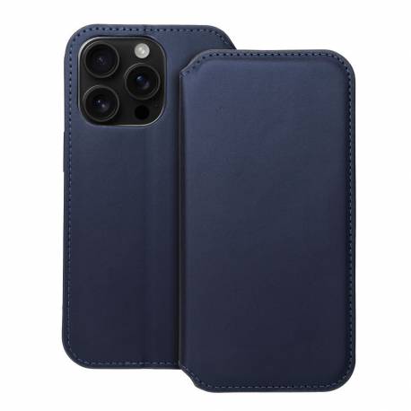 Kabura Dual Pocket Book Do Iphone 16 Pro Granatowy