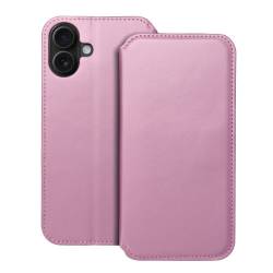 Kabura Dual Pocket Book Do Iphone 16 Plus Jasny Różowy