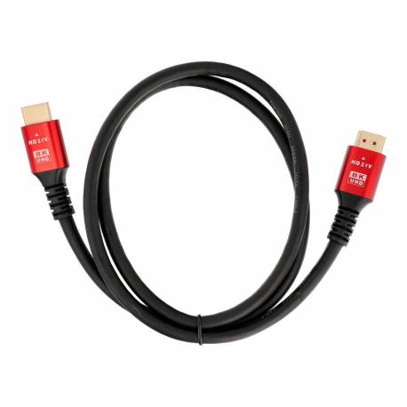 Kabel Hdmi Do Hdmi Ver. 2.1 8K/60Hz, 4K/120Hz 2 M Czarny