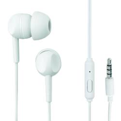 Thomson Słuchawki Dokanałowe Ear3005W Z Mikrofonem Białe