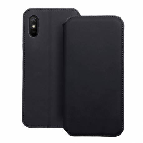 Kabura Dual Pocket Book Do Xiaomi Redmi 9A / 9At Czarny