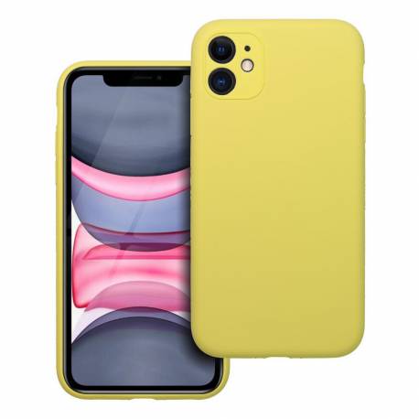 Futerał Silicone 2Mm Do Iphone 11 Żółty