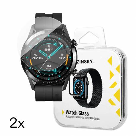 Szkło Hartowane Wozinsky Full Glue Do Huawei Watch Gt 2 / Gt 2 Pro 42 Mm (2 Szt.)