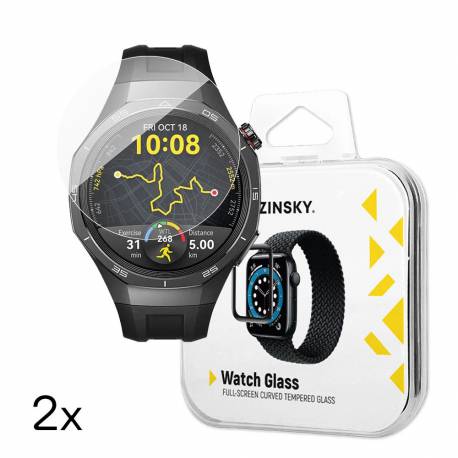 Szkło Hartowane Wozinsky Full Glue Do Huawei Watch Gt 5 / Gt 5 Pro / Gt 4 / Gt 4 Pro / Gt 3 / Gt 3 Pro 46 Mm (2 Szt.)