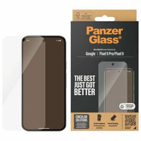 Szkło Hartowane Panzerglass Ultra-Wide Fit Screen Protection Na Google Pixel 9 / 9 Pro - Przezroczyste