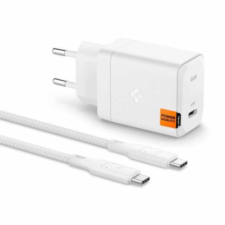 Ładowarka Spigen Arcstation Pro + Kabel Usb-C 65W - Biała