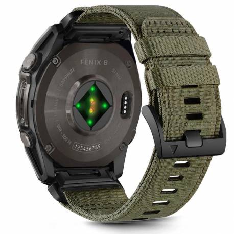 Pasek Tech-Protect Nylon Na Garmin Fenix 5 / 6 / 6 Pro / 7 / 8 (47 Mm) / E - Zielone