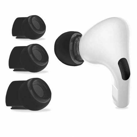 Nakładki Tech-Protect Ear Tips Na Airpods Pro 1 / 2 (3 Szt.) - Czarne