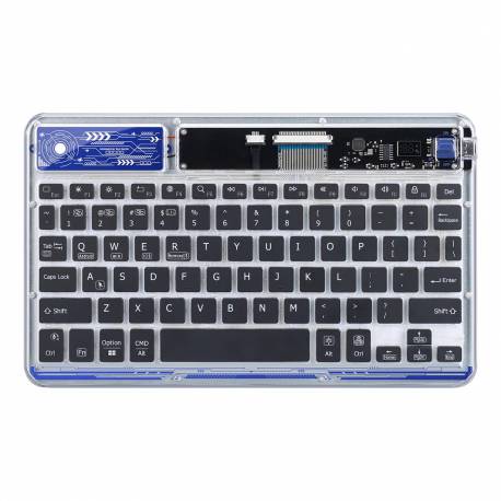 Klawiatura Dux Ducis Keyboard (Ck Series) Bezprzewodowa Do Laptopa / Tabletu / Telefonu - Przezroczysta
