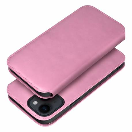 Kabura Dual Pocket Book Do Samsung S25 Plus Jasny Różowy