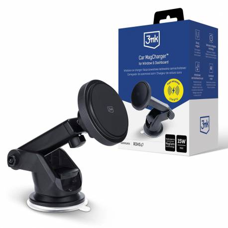 Uchwyt Samochodowy 3Mk Car Magcharger Na Szybę I Deskę Rozdzielczą