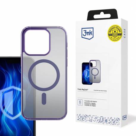 Etui 3Mk Frosty Magcase Purple Na Apple Iphone 13 Pro Max - Fioletowe