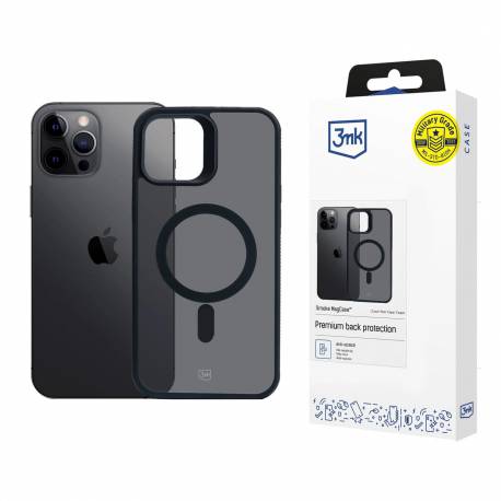 Etui 3Mk Smoke Magcase Na Apple Iphone 12 Pro Max - Czarne