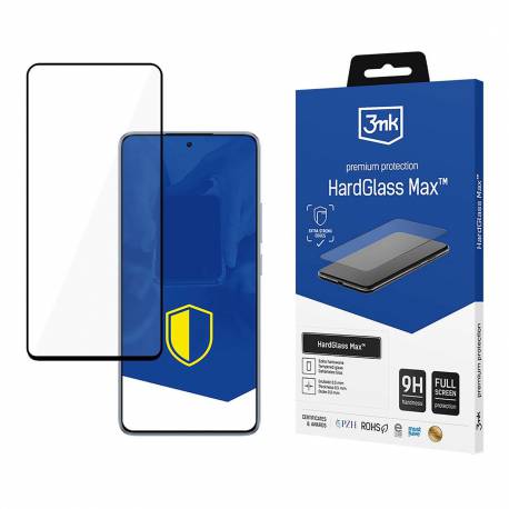 Szkło Hartowane 3Mk Hardglass Max Black Na Xiaomi 14T / 14T Pro