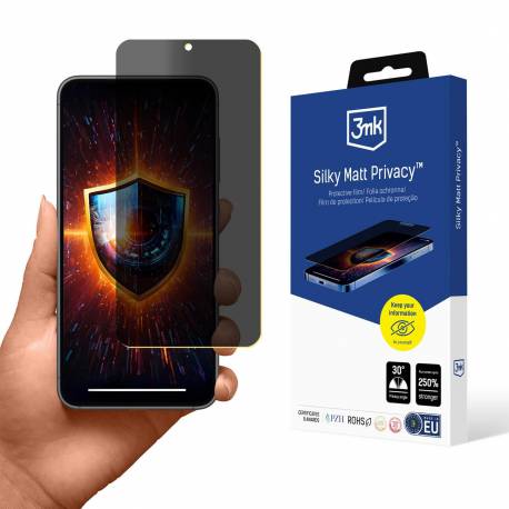 Folia Prywatyzująca 3Mk Silky Matt Privacy Na Samsung Galaxy S23 5G