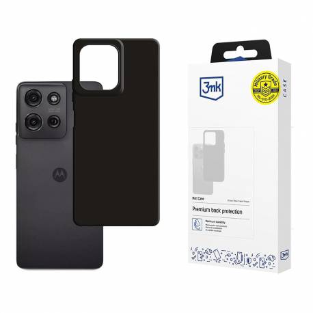 Etui 3Mk Matt Case Na Motorola Moto G75 - Czarne
