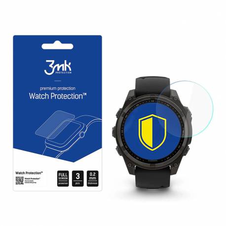Szkło Hybrydowe 3Mk Watch Protection Flexibleglass Na Garmin Fenix 8 Solar/sapphire 47Mm