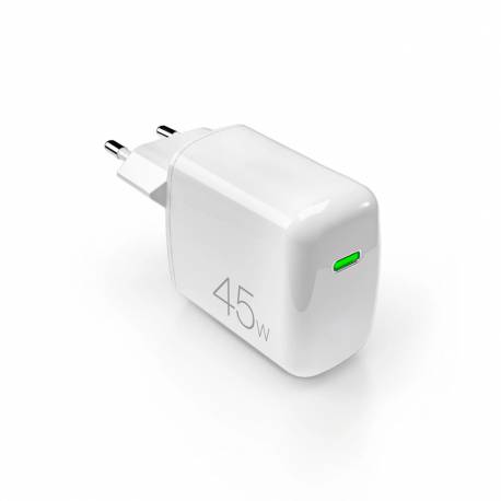 Ładowarka Sieciowa Puro Super Mini 45W Pd Gan Usb-C - Biała